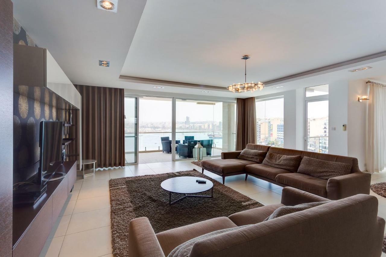 סליאמה Contemporary, Luxury Apartment With Valletta And Harbour Views מראה חיצוני תמונה