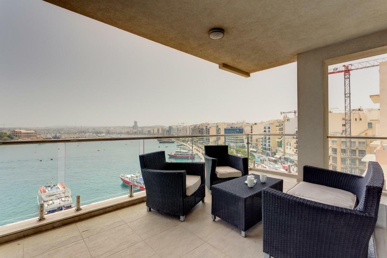 סליאמה Contemporary, Luxury Apartment With Valletta And Harbour Views מראה חיצוני תמונה