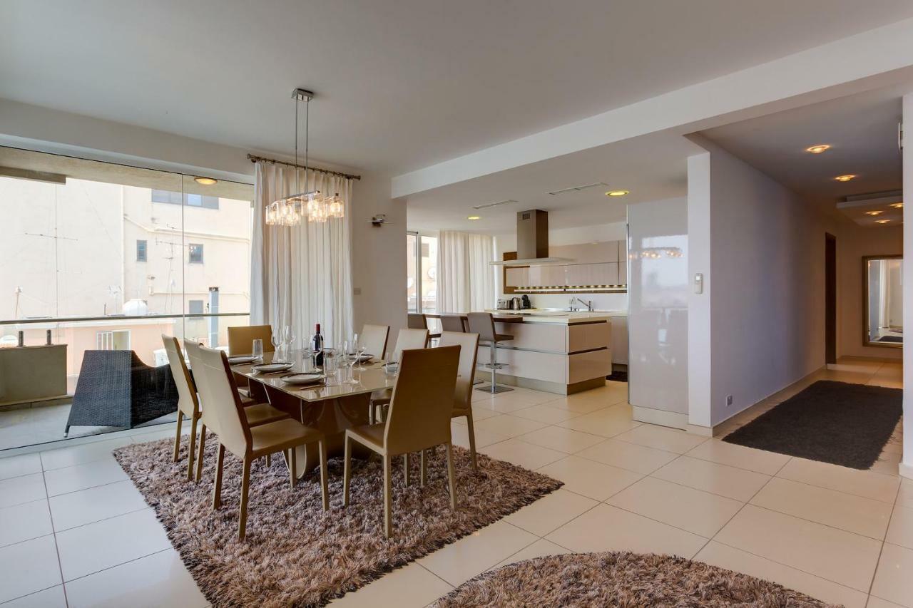 סליאמה Contemporary, Luxury Apartment With Valletta And Harbour Views מראה חיצוני תמונה