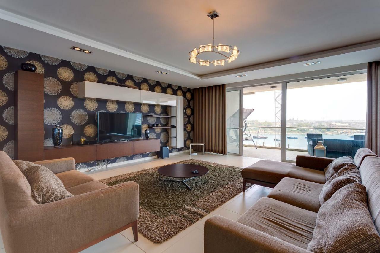 סליאמה Contemporary, Luxury Apartment With Valletta And Harbour Views מראה חיצוני תמונה